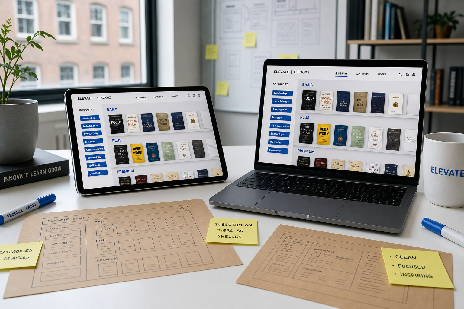 E-book platform category placement case